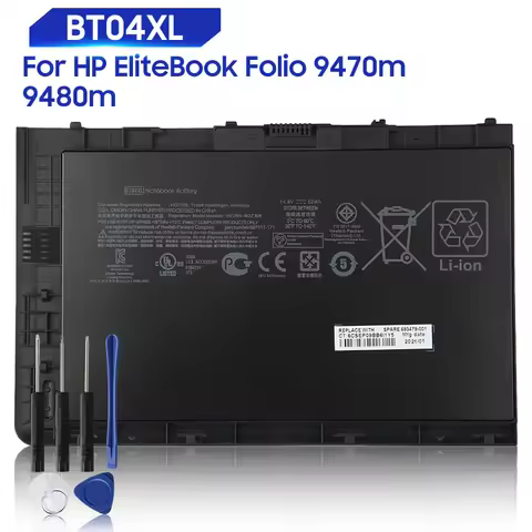 Original Replacement Battery For HP EliteBook Folio 9480m 9470m BA06XL 687945-001 H4Q47AA BT04XL Gen