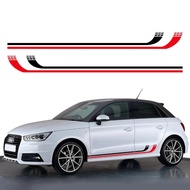 Car Door Sticker Trims Racing Stripe Vinyl Graphics Accessories For Audi A1 8X GB GBA Sportback Quat