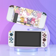 Cute Sanrio Melody Kuromi Switch Casing Nintendo Switch OLED Soft TPU Protective Case for Switch Controller Game Accessories