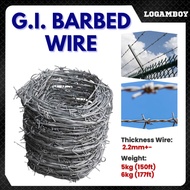 BARBED WIRE GI KAWAT DURI PAGAR FENCE FENCING BRC CHAINLINK DAWAI GALVANISED TAHAN KARAT SAFETY HIGH