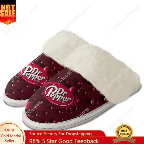 D-DR Slippers Keep Warm Shoes P-Pepper Hip hop Retro Street Mens Womens Breathable Home Cotton Therm