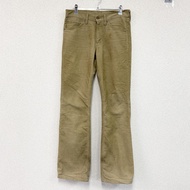 Levi's 517 กางเกงผ้าลูกฟูก สีคาเมล ไซส์ W30 สินค้ามือสอง