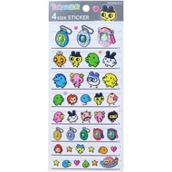Tamagotchi sticker sheet 4 size sticker color dots