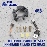 ถ่านไดสตาร์ท ชุดใหญ่ mio fino spark ttx finn grand filano nmax m-slaz ถ่านไดสตาร์ทฟีโน่ ไดสตาร์ทฟีโน่115i ไดสตาร์ทฟีโน่  แปลงถ่านไดสตาท ชุดเเปลงถ่าน ใส่รถตระกูล ยามาฮา ใส่ได้หลายรุ่น