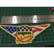 Sticker Bardhal Racing USA flag