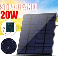 Solar Panel with Clips Polycrystalline Silicon Solar Cell DIY Waterproof Camping