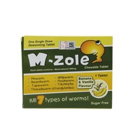M-ZOLE DEWORMING TABLET Ubat cacing