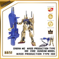 Daban 6651 MG 1/100 Mass Production Type Baishi Gundam Model