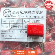 MILAR 473J2000V CAPACITOR MILLAR 473 UF 2000 V 473 MICRO 2000 VOLT