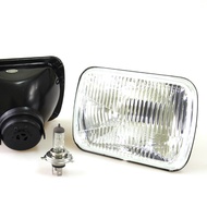 ไฟหน้า เลนส์ใส ซ้าย-ขวา โตโยต้า ไฮลักซ์ ฮีโร่ ปี 2527 - 2541 TOYOTA HILUX MIGHTY-X N50 N60 N70 N8