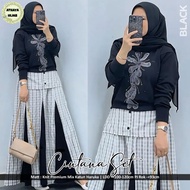 KATUN Latest Trendy Women's Skirt Set Cintana Set By Athaya Premium Knit Material Mix Haruka Cotton 