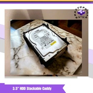 3.5" HDD/SSD Stackable Caddy/Holder