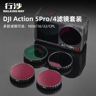 X Applicable DJI DJI Osmo Action 5pro/4/3 Filter Action Camera CPL Polarizer ND8/16/32 nd Filter Set