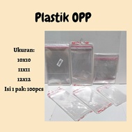 Opp plastic size 9x9 10x10 11x11 12x12 15x15