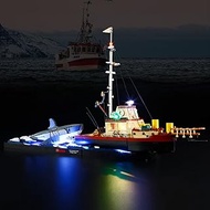 BOOZUU Light Kit for Lego-21350 Ideas Jaws - Lighting Compatible with Lego Ideas Jaws 21350 Building