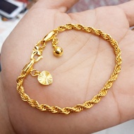 COP 916 EXACTLY KOREAN GOLD HAND CHAIN (BRACELET) 916 gold bracelet 916 gold jewellery