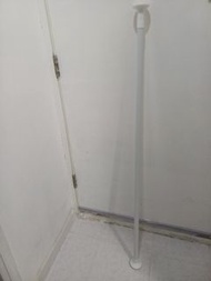 白色伸縮桿 門簾桿 窗簾桿 135-255cm