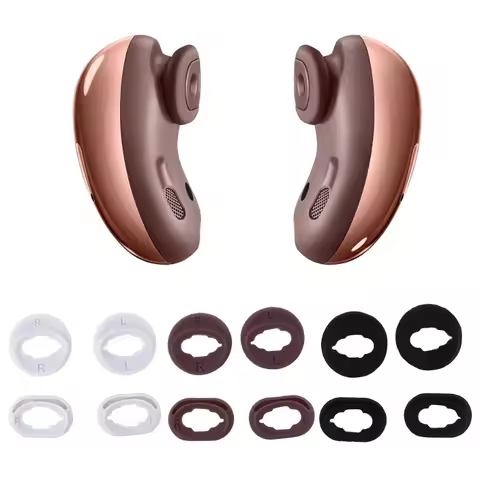 For Galaxy Buds Live Ear Tips Silicone Ear Wing Replacement Earplug for Samsung Galaxy Buds Live Acc
