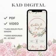 KAD KAHWIN DIGITAL | DIGITAL WEDDING CARD | E-CARD