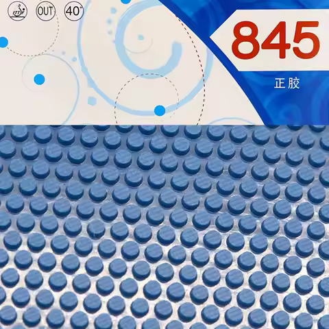 Genuine METEOR 845 (Blue Rubber) with Sponge Table Tennis Rubber (Pips-out Fast Attack) Ping Pong Sp