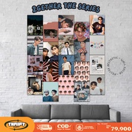 Aesthetic Room Decoration / Wall Poster / Aesthetic Collage Wall Poster - Theme 2gether The Series A