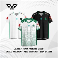Latest Team Falcons Jersey 2026 Falcons Game MLBB Valorant PUBG T-Shirt Free Custom Nickname