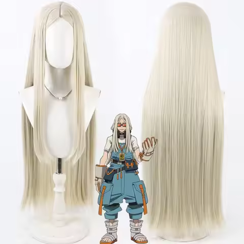 Gachiakuta August Stilza Cosplay Wig Long Straight Hair