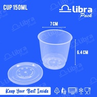 TERBARU! (BUNDLE) 150 PCS CUP 150ML-CUP PLASTIK/THINWALL/CUP