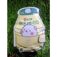 Paper squishy book Hamster banana milk big size | Paper Craft