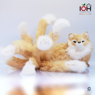 Fox 9 Independent Bendable Tail Lifelike Animal Doll Made From Rabbit Fur FOX9-F02