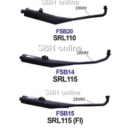 EXHAUST PIPE RACING STANDARD ##EXHAUST CUTTING STANDARD ##EXHAUST STANDARD OPEN - SRL110/SRL115/SRL1
