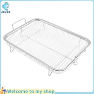 【joyce】Air Fryer Basket for Oven Stainless Steel Air Fryer Grill Basket Non-Stick Air Fryer Mesh Bas