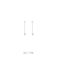 Ravipa | Falling Pearl Earring -ต่างหูมุกน้ำจืดแท้
