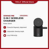 iWALK StandMe Auto 3-in-1 Wireless Charger with Auto Rotation,MXS006-001A,MXS006-002A