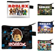Game Roblox Cartoon Printing Kid Wallet Organizer Zipper Coin Bag Portable Card Case Kids Christmas Birthday Gift