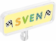 BIG - Bobby Car My Number Plate - Name Plate for the Ride-On Vehicle, Includes Driving Licence for L