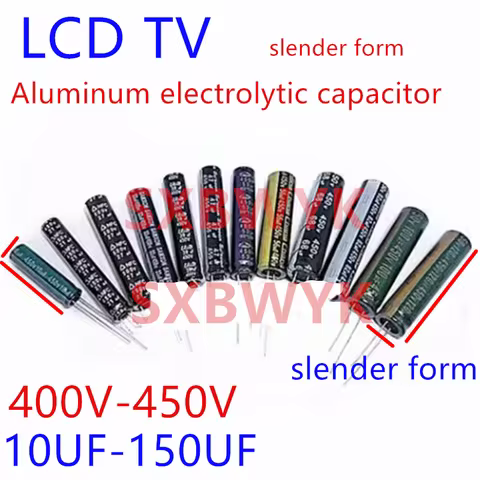LED LCD TV electrolytic capacitor 400V 450V 500V 570V 10UF 18 21UF 22 27 33UF 39UF 47UF 53 56 68UF 8