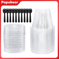 10/20/30/50Pcs Dessert Cup BPA-Free Plastic Cups Desserts Fruits Cakes Ice Cream Pudding Milkshake C