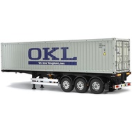 Tamiya 1/14 Electric RC Big Truck Series No. 77 1/14 RC Trailer Truck 40-foot Container 3-Axle Semi-