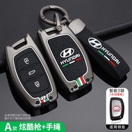 Zinc Alloy Car Smart Key Case Cover For Hyundai Sonata Tucson Santa Fe Rena Elantra Creta Ix35 Ix45 