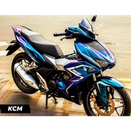 COVERSET HONDA RSX CHAMELEON BLUE WINNER X