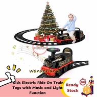 Kid Electric Ride On Train Toys Include Railway Kids Play Trains Big size Real Train Back Seat Maina