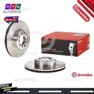 จานเบรคหน้า BENZ S-CLASS W126 260SE 300SE 380SE 420SE 500SE 560SE C126 420SEC 500SEC 560SEC 1985-199