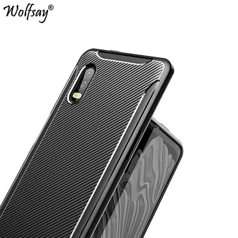 For Samsung Galaxy Xcover Pro Case XCover6 Pro Silicon Carbon Fiber Cover Samsung Xcover Pro Case Sa