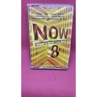 NOW 8 cassette tape, this what I call music