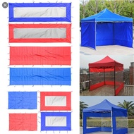 Sidewall Canopy (blue/red 10x10) Side Wall Kanopi Kain Sisi Kanopi Sahaja Transparent