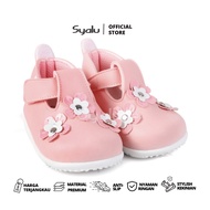 Syalu Girls' Shoes with Anti-Slip Toet Soles C11