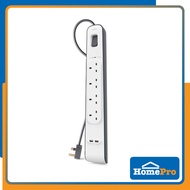 BELKIN Extension Plug 4 Gang 2 USB BSV401sa 2M