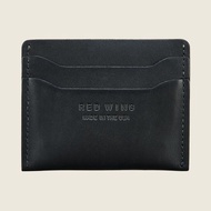 RED WING HERITAGE CARD HOLDER UNISEX WALLET IN BLACK FRONTIER LEATHER Style 95019