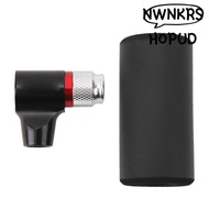 1412NWNKRSHOPUD Bike CO2 Inflator, Aluminium Alloy Black CO2 Bicycle Tire Inflator, Presta and Schra